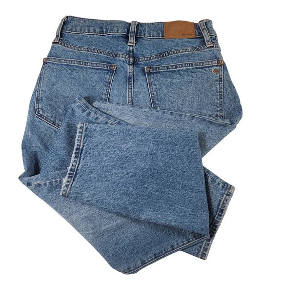 Madewell Blue Denim The Mom Jeans Hi Rise 25 - Picture 3 of 5